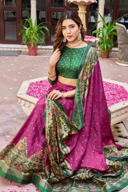 Artriddhs Dola silk vol 106 Traditional lehengha choli wholesalers in Kolkata